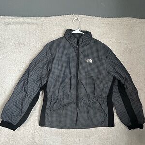 The North Face Full Zip Mens XL RN 61661 CA 30516 Gray Nylon Poly Jacket